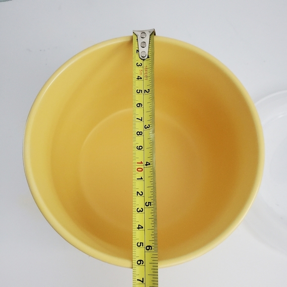 Rae Dunn SAVOR Yellow Ceramic Bowl With Lid - Picture 7 of 8